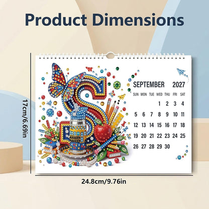 2027 DIY Diamond Painting Calendar Kit