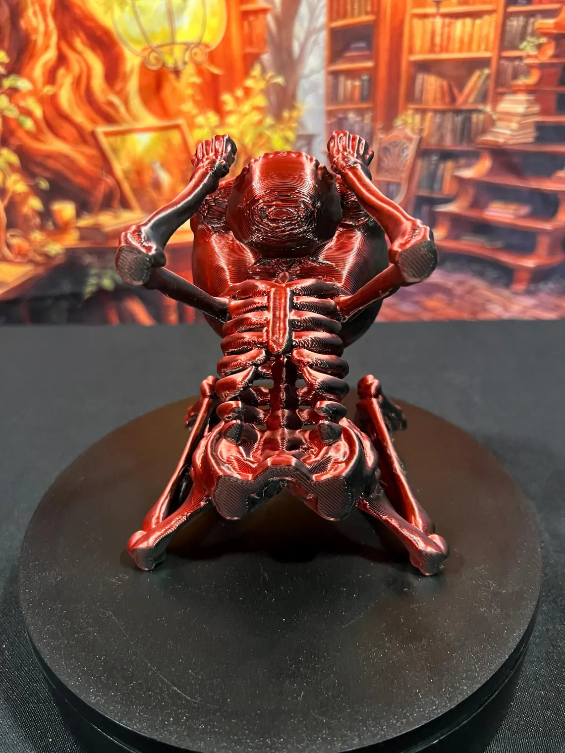 Red/Black Dual Color Chill Rude Skeleton
