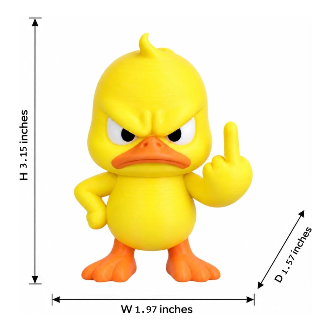 TYII Funny Angry Duck Figurine