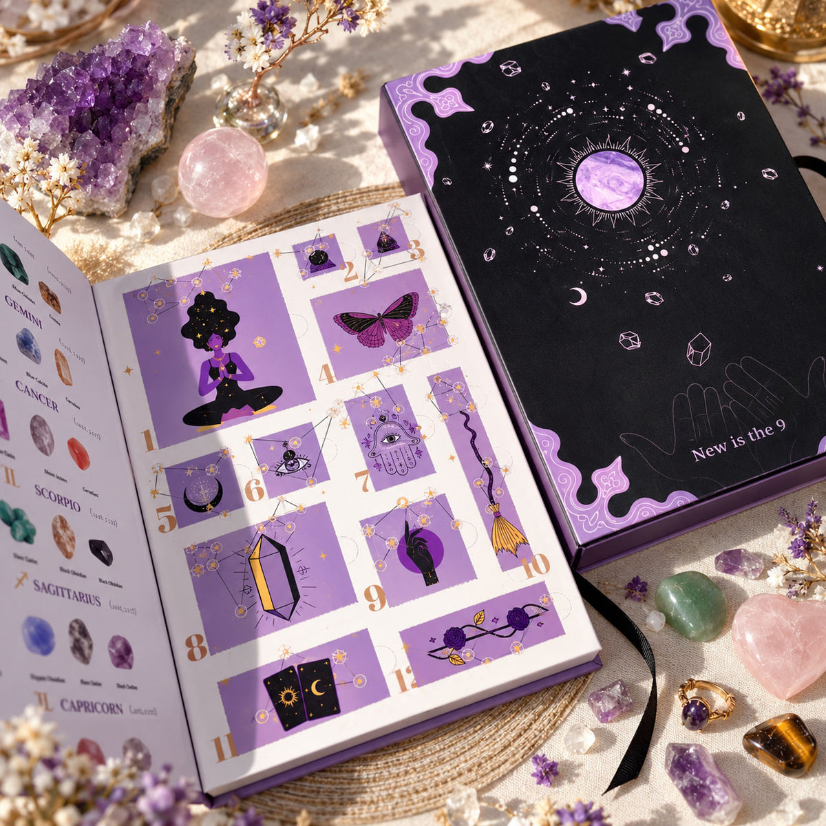 12-Day Mystical Crystal & Gemstone Advent Calendar
