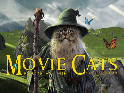 🎬🐱 Movie Cats 2027 Calendar