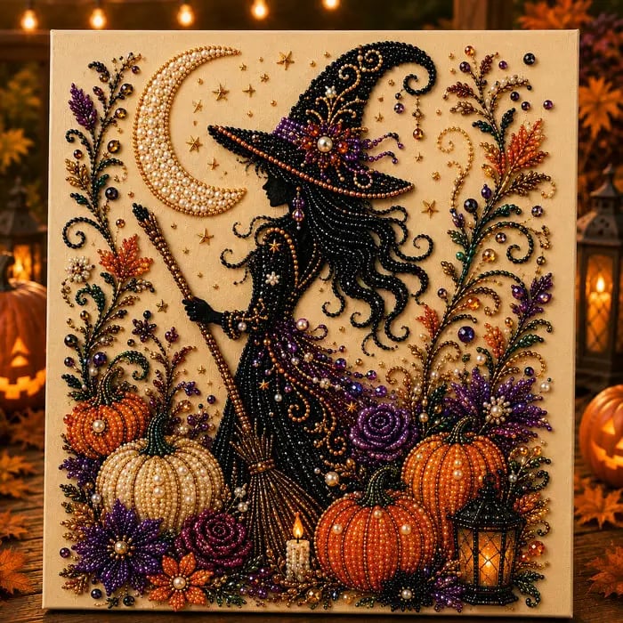 👻🎃 3D Pearl Art Halloween DIY Kit