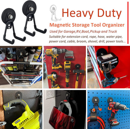 Heavy Duty Magnetic Garage Hooks