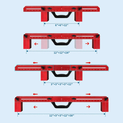 TYIIPLUS Adjustable Woodworking Framing Stud Layout Tool (Up to 30")