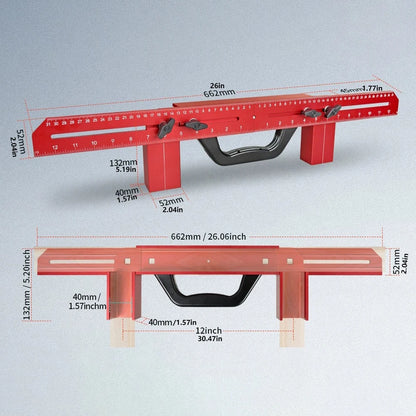TYIIPLUS Adjustable Woodworking Framing Stud Layout Tool (Up to 30")