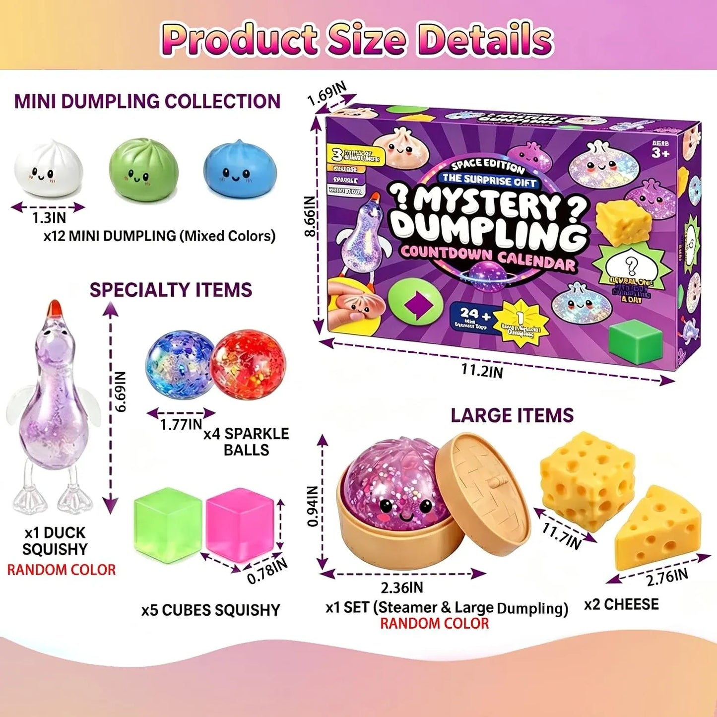 Mystery Dumpling Squishy Advent Calendar 2026
