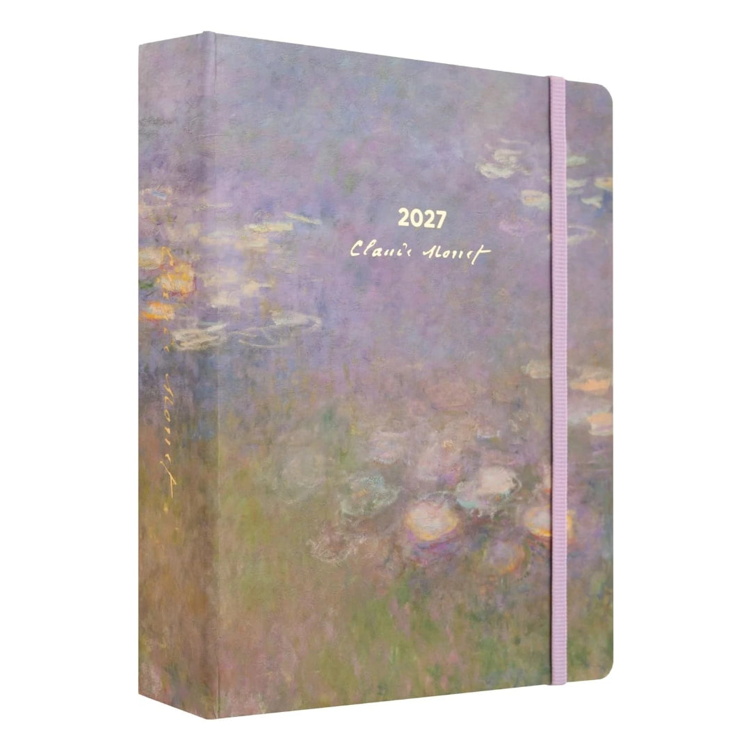 Impressionist Water Lily Aesthetic 2026-2027 Planner