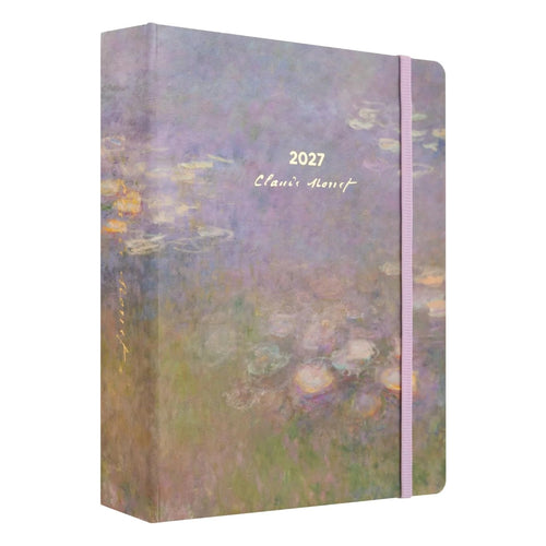 Impressionist Water Lily Aesthetic 2026-2027 Planner