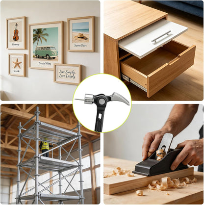 Multifunctional Forged Steel Magnetic Claw Hammer Tool