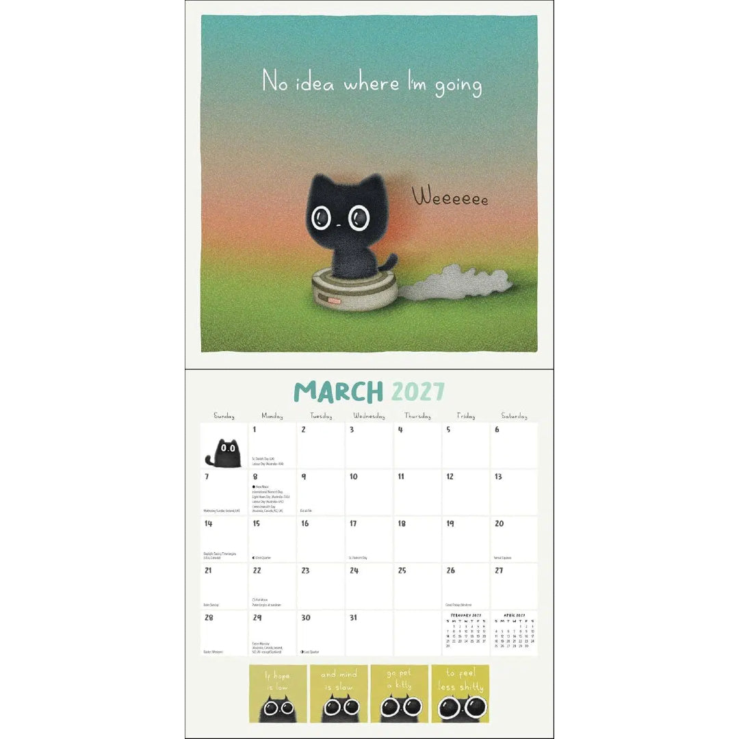 A Year of Purrs 2027 Wall Calendar