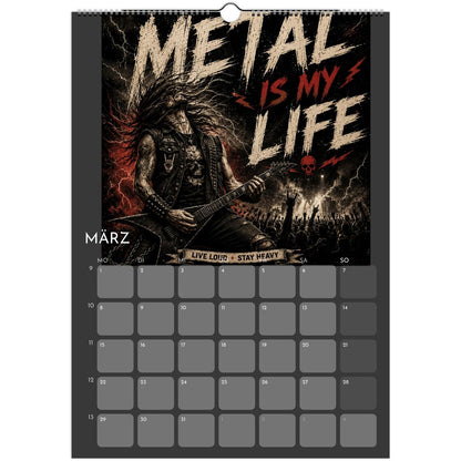 Heavy Metal Calendar 2027