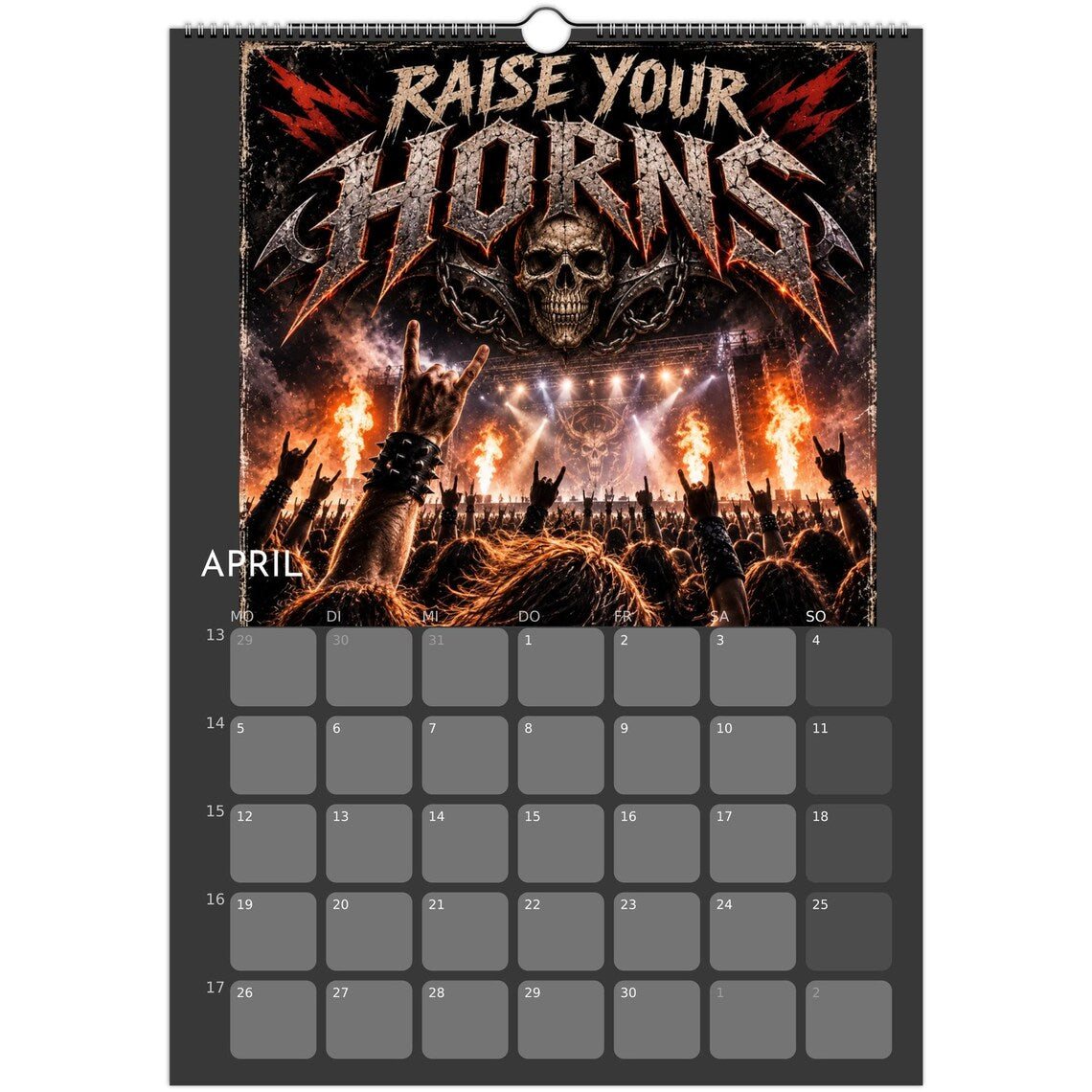 Heavy Metal Calendar 2027