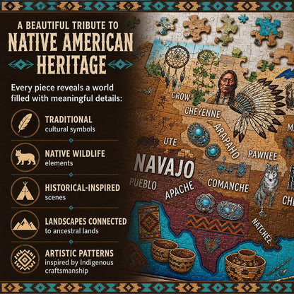 🧩Honoring Native Nations: The True Americans Jigsaw Puzzle