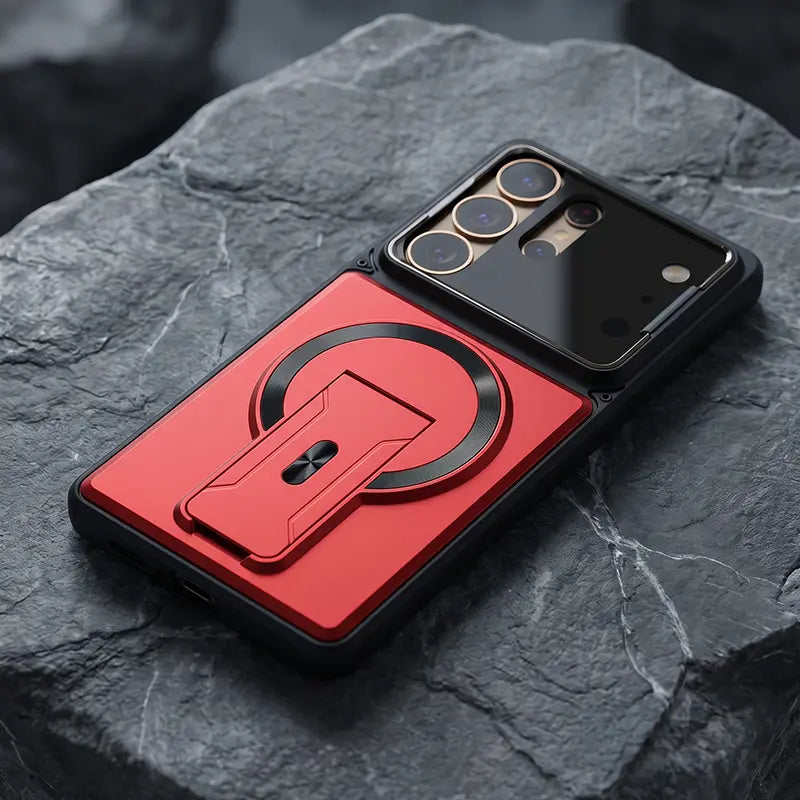 TYIIPLUS™ Magnetic Kickstand Phone Case forS Series – Shockproof Slim Case with Camera Lens Protection & Hidden Stand