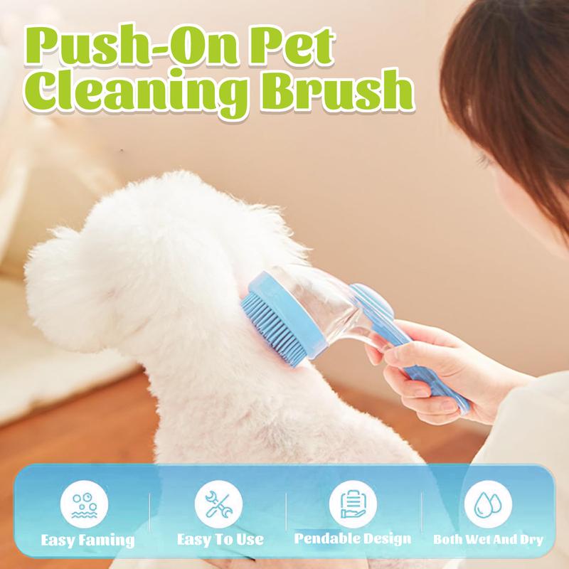 🔥Limited Time 50% Off✨Pet Bath Brush 2 in 1 Dog Bath Brush