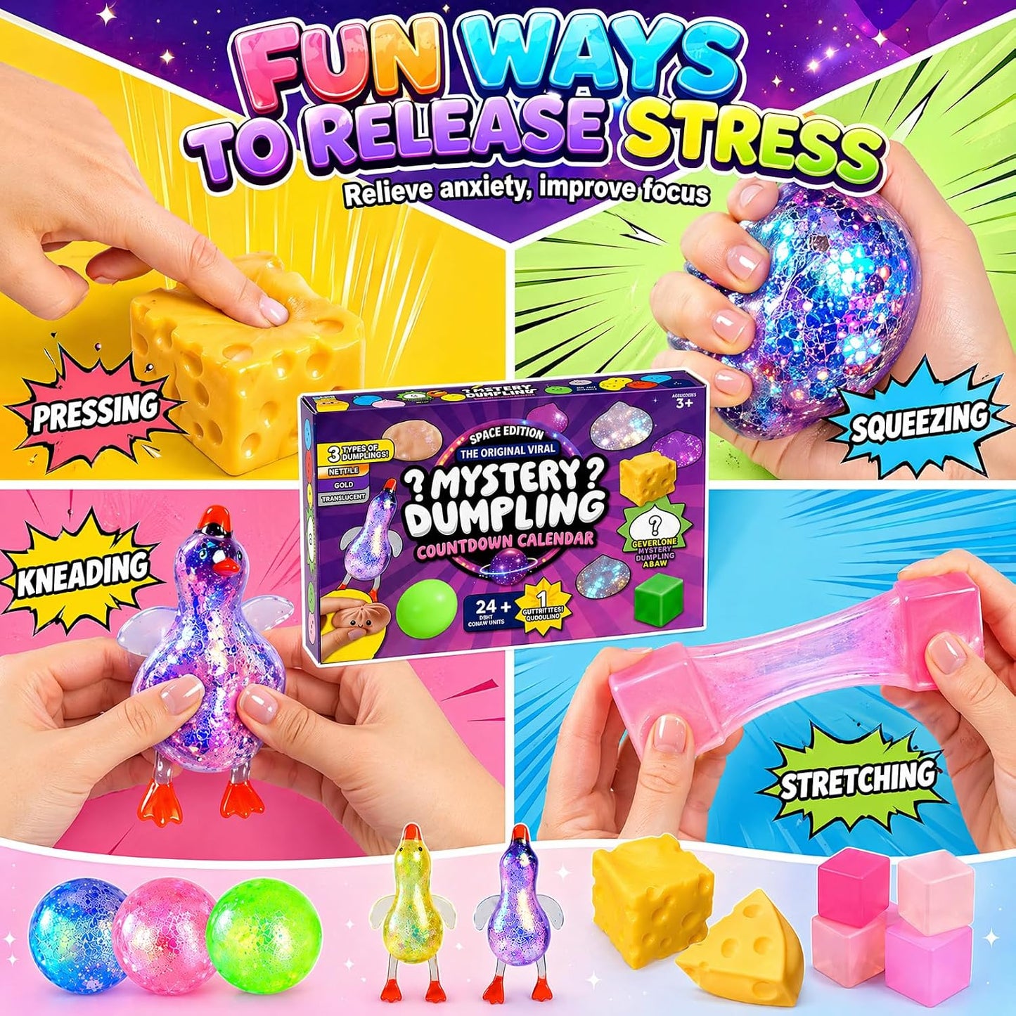 Mystery Dumpling Squishy Advent Calendar 2026