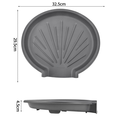 Collapsible Colanders with Self-Draining Base