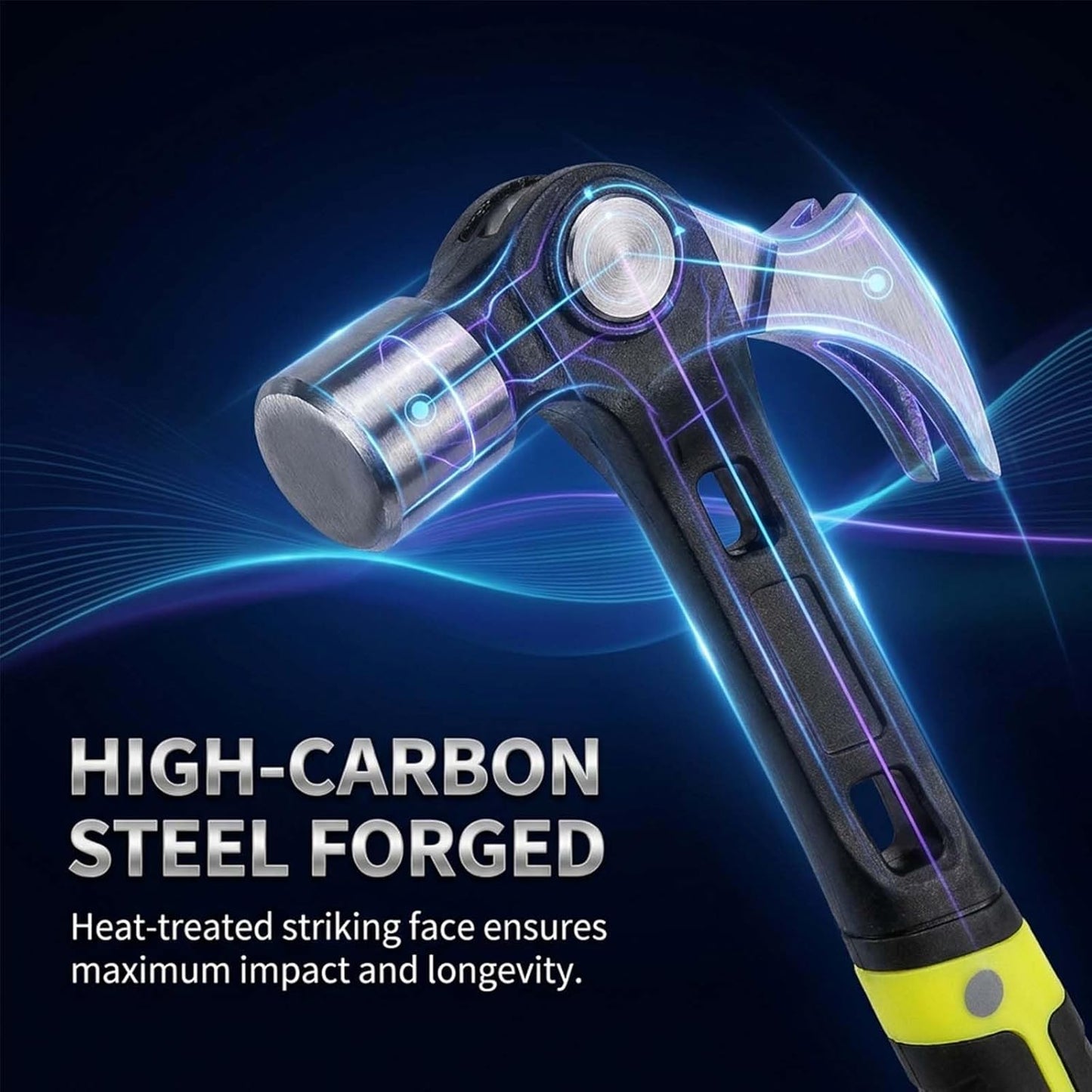 Multifunctional Forged Steel Magnetic Claw Hammer Tool