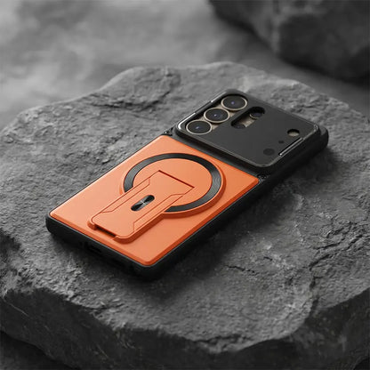 TYIIPLUS™ Magnetic Kickstand Phone Case forS Series – Shockproof Slim Case with Camera Lens Protection & Hidden Stand