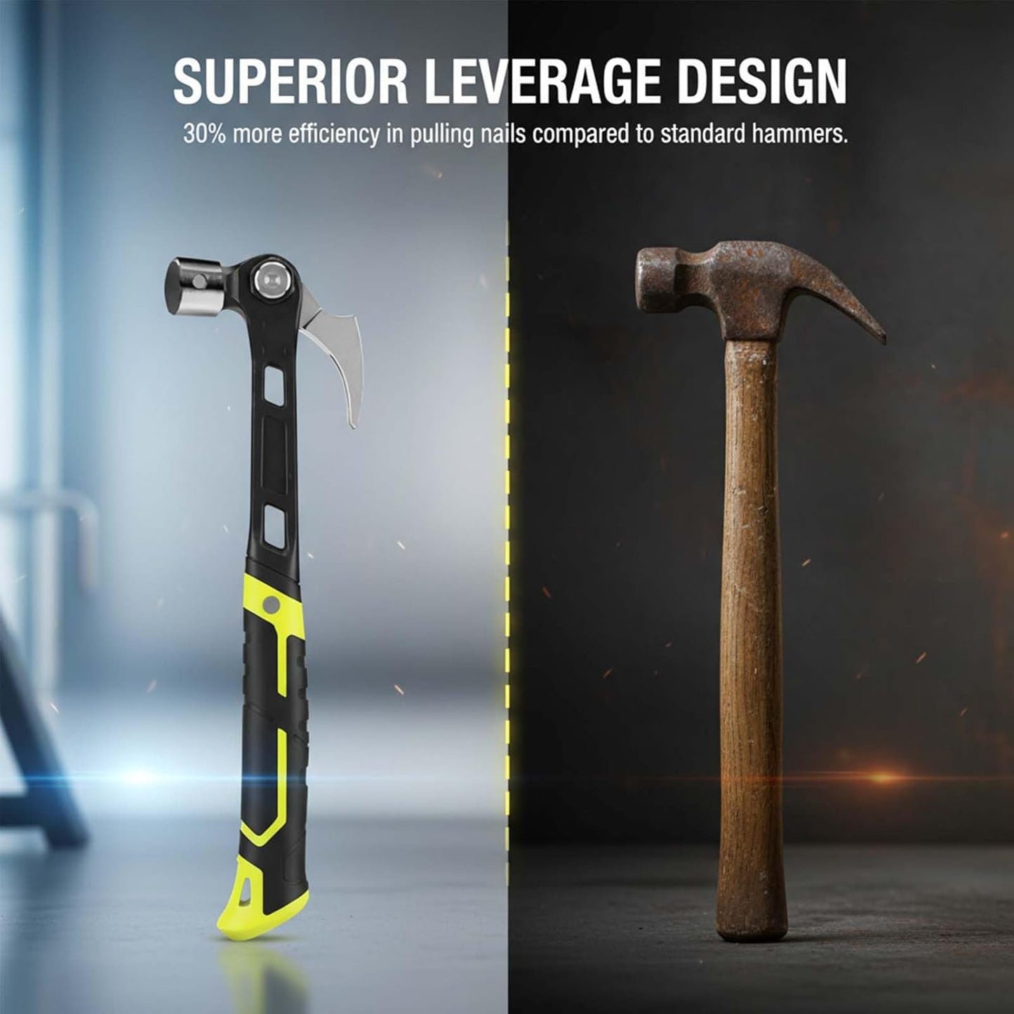 Multifunctional Forged Steel Magnetic Claw Hammer Tool