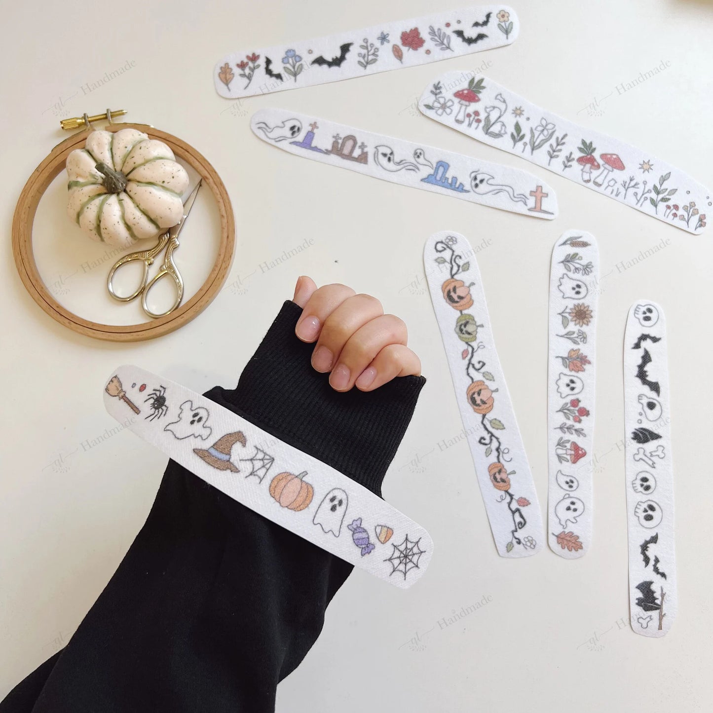TYIIPLUS™ Seasonal Embroidery Templates – Halloween & Christmas DIY Designs