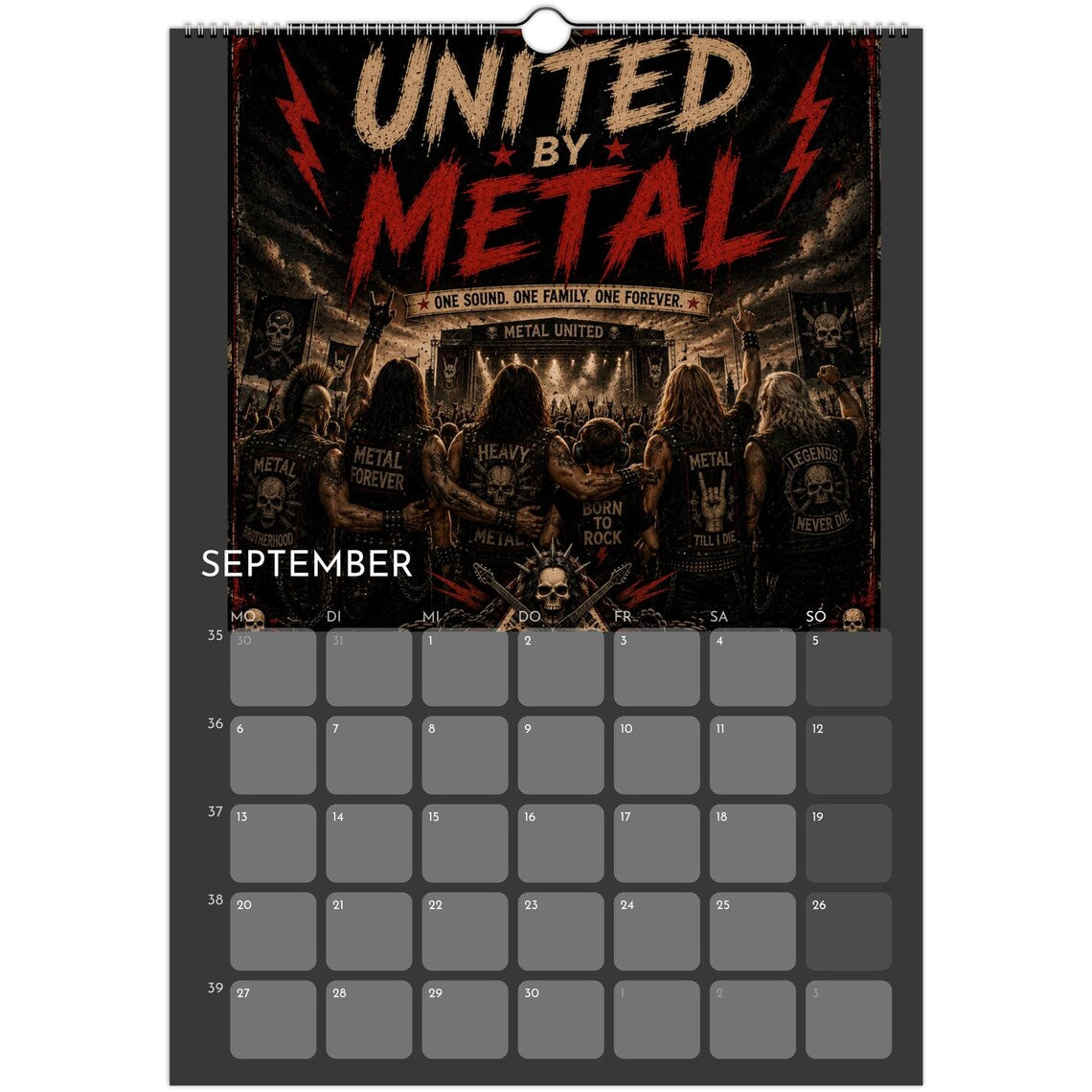 Heavy Metal Calendar 2027