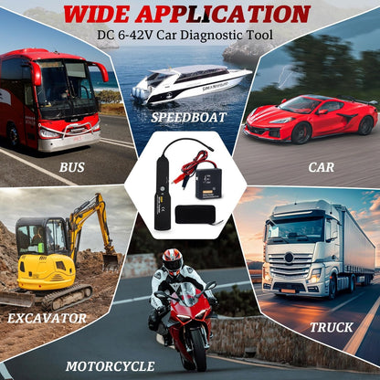 Automotive Wire Tracker & Circuit Tester — Trace Wires, Find Shorts & Open Circuits