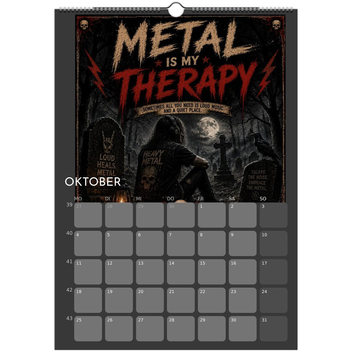 Heavy Metal Calendar 2027