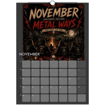 Heavy Metal Calendar 2027