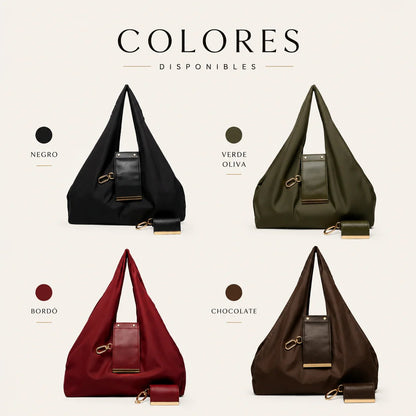 Tyiiplus™ Charm Transformable Bag – Stylish Vegan Leather Tote & Keychain Charm