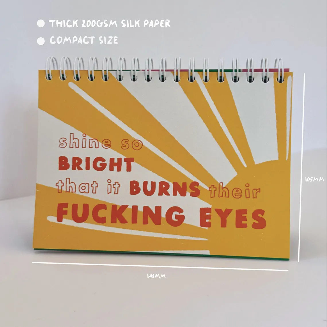 TYIIPLUS™ 2027 Fuck It Calendar – 12 Months of Sweary Affirmations & Positive Vibes