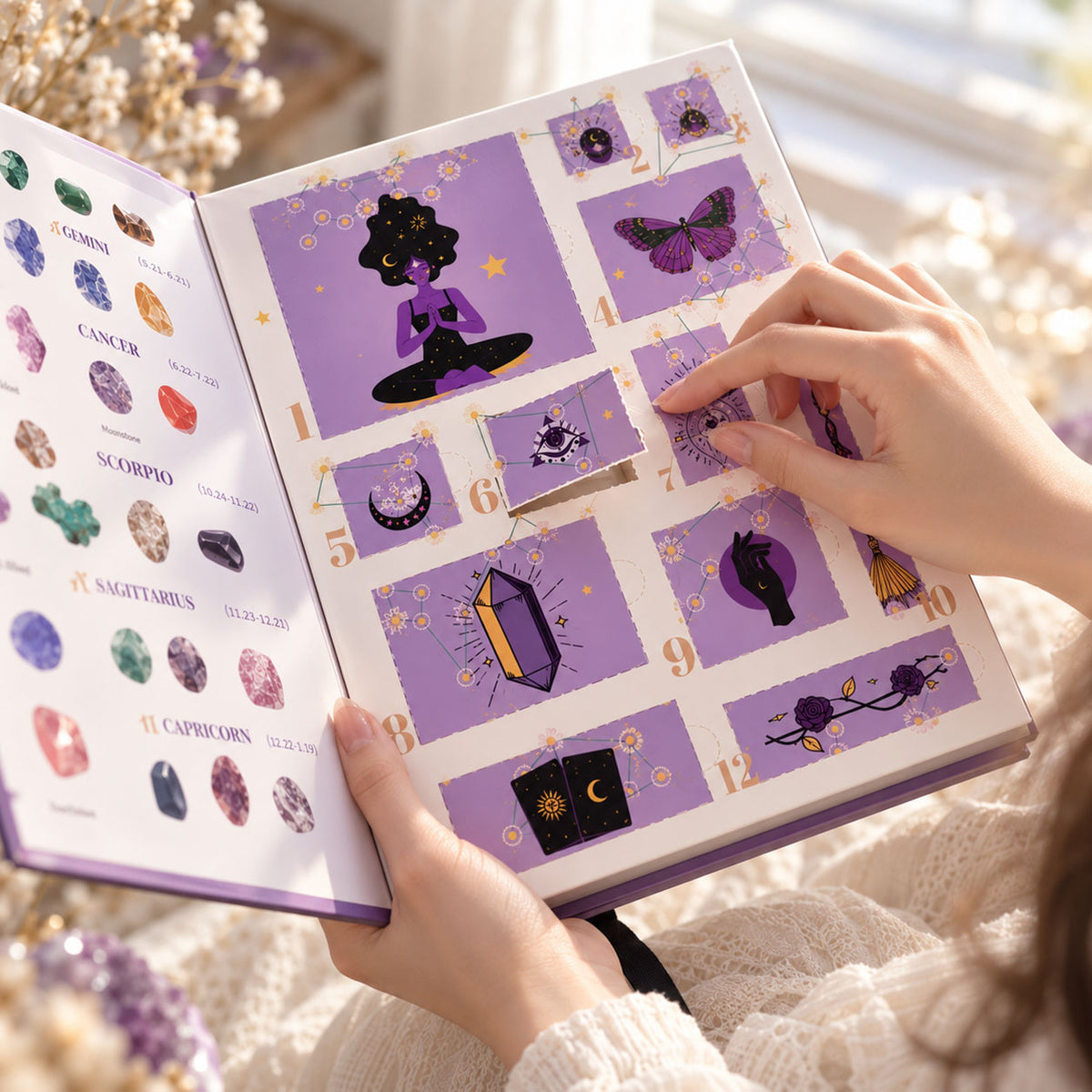 12-Day Mystical Crystal & Gemstone Advent Calendar