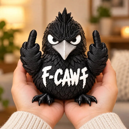 Funny Attitude Desk Buddies – Bad Attitude Duck & Grumpy Raven