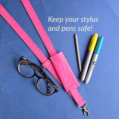 👩‍🏫New Upgraded Plain Fabric Pen Lanyards