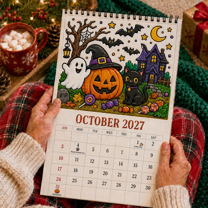 🎨Color Your Year 2027: Creative Coloring Calendar📅