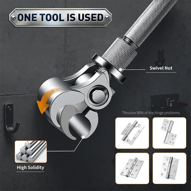 TYIIPLUS™ Adjustable Door Hinge Wrench – Precision Alignment & Adjustment Tool