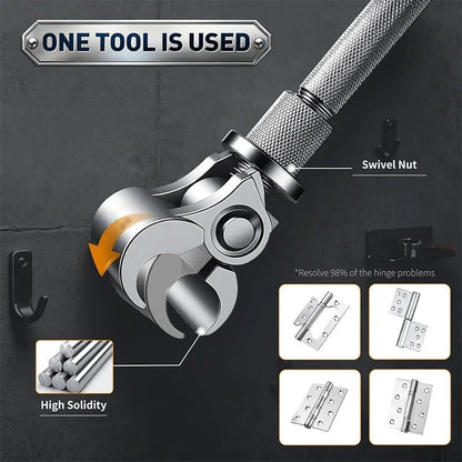 TYIIPLUS™ Adjustable Door Hinge Wrench – Precision Alignment & Adjustment Tool