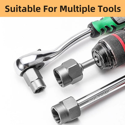 14Pc Impact Bolt & Nut Extractor Set – Stripped Lug & Rounded Bolt Remover for Damaged, Frozen Fasteners
