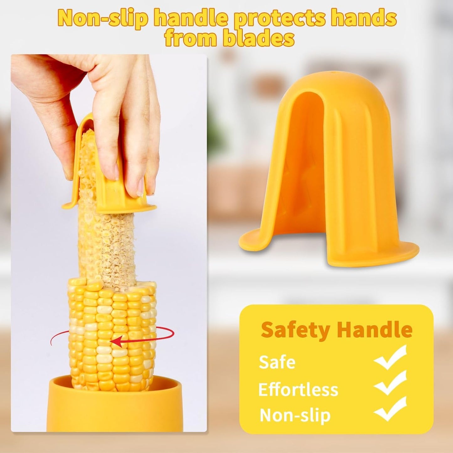 2-in-1 Corn Stripper Tool – Quick Corn Kernel Remover