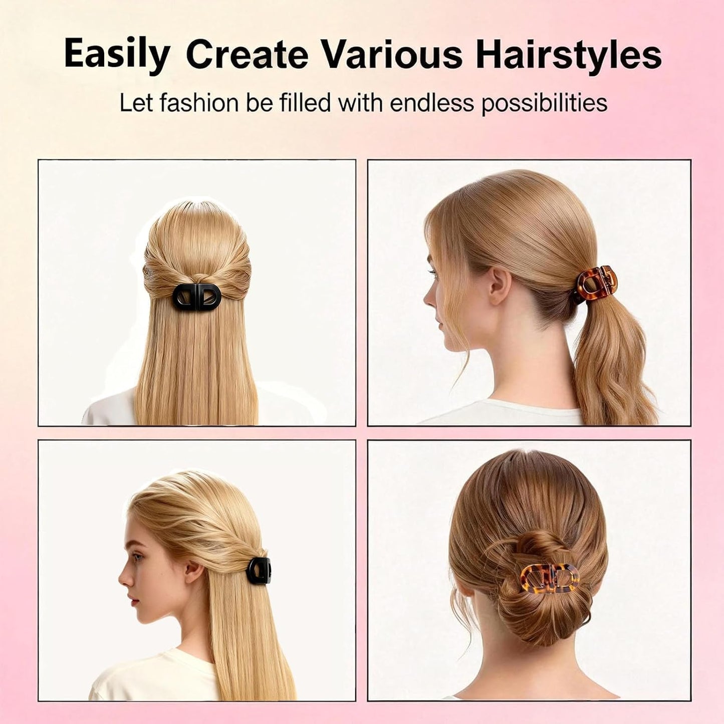 Magnetic No-Crease Hair Clips (2 Pcs) ✨