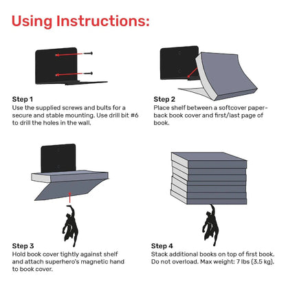 TYIIPLUS™ Floating Hero Book Holder
