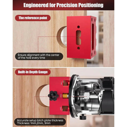 TYIIPLUS Door Latch Mortise Tool for Router