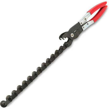 TyiiPLUS Exhaust Cutter, Cuts 3/4" to 3-1/4" Pipe, Durable Chain Cutter Tool, Easy One-Handed Rotation, Compact Pipe Cutter Chain for Tight Spaces