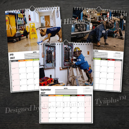 🐶 French Bulldogs Working 2027 Calendar