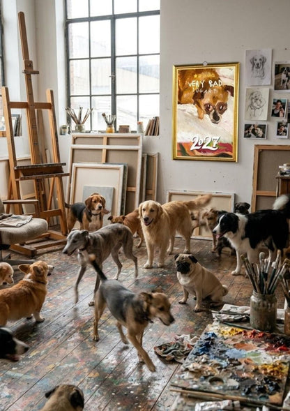 Very Bad Dog Art 2027 - DecorhardcorePrint Material