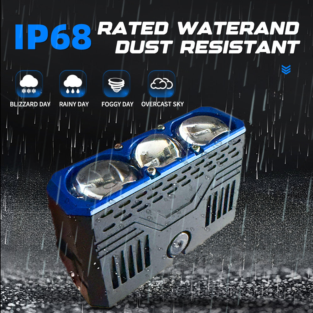 30000LM Ultra Bright LED Car Spotlight – High/Low Beam, IP68 Waterproof Off-Road Driving Light