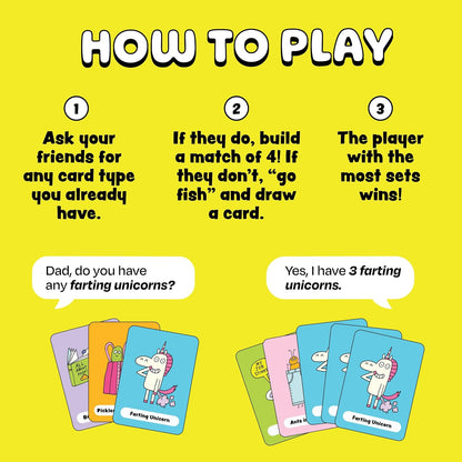 Do You Have Any Farting Unicorns? A Silly Go Fish Card Game