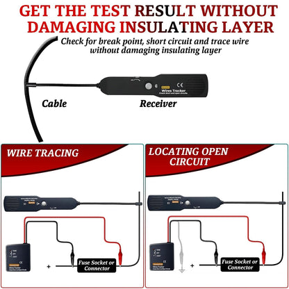 Automotive Wire Tracker & Circuit Tester — Trace Wires, Find Shorts & Open Circuits