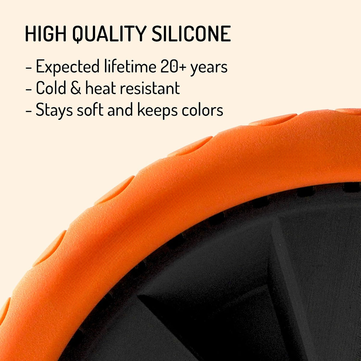 Trash Can Wheel Covers – Make Trash Can Day Silent (Set of 2)