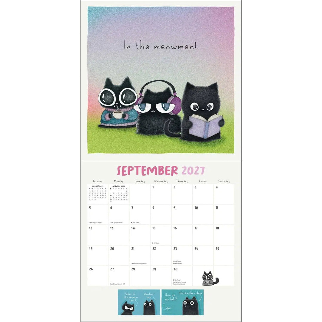 A Year of Purrs 2027 Wall Calendar